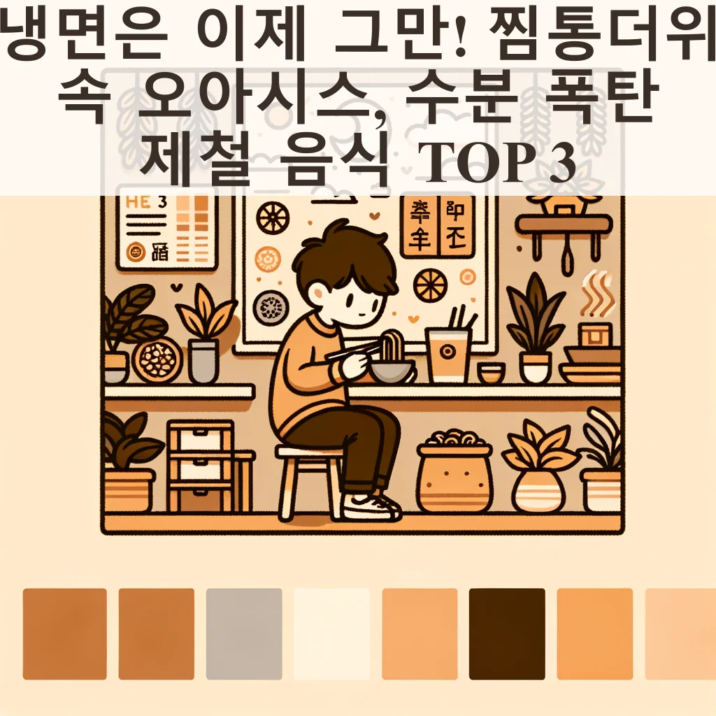 냉면은 이제 그만! 찜통더위 속 오아시스, 수분 폭탄 제철 음식 TOP 3 Thumbnail