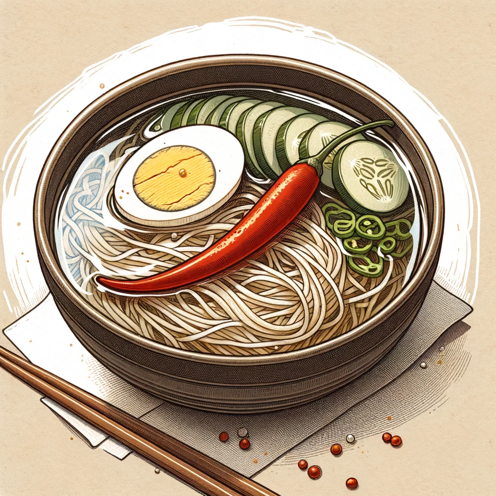 물냉면