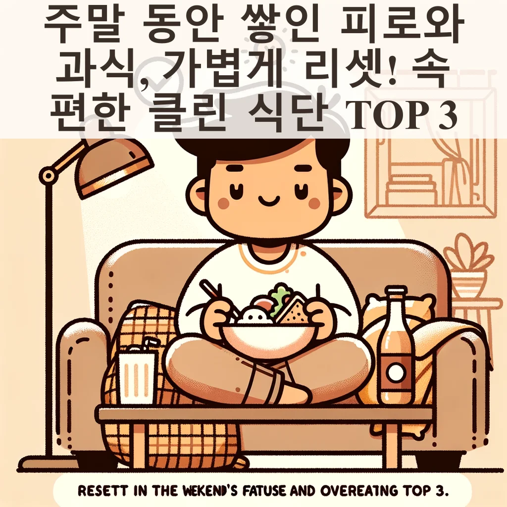 주말 동안 쌓인 피로와 과식, 가볍게 리셋! 속 편한 클린 식단 TOP 3 Thumbnail